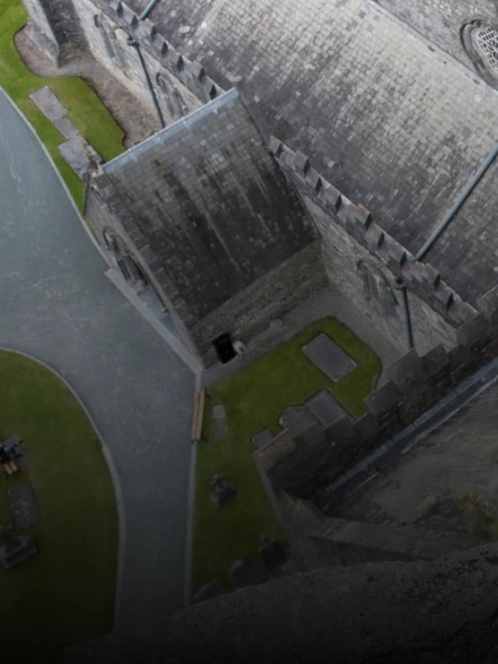 Exterior View of the Round Tower at St Canice’s Cathedral