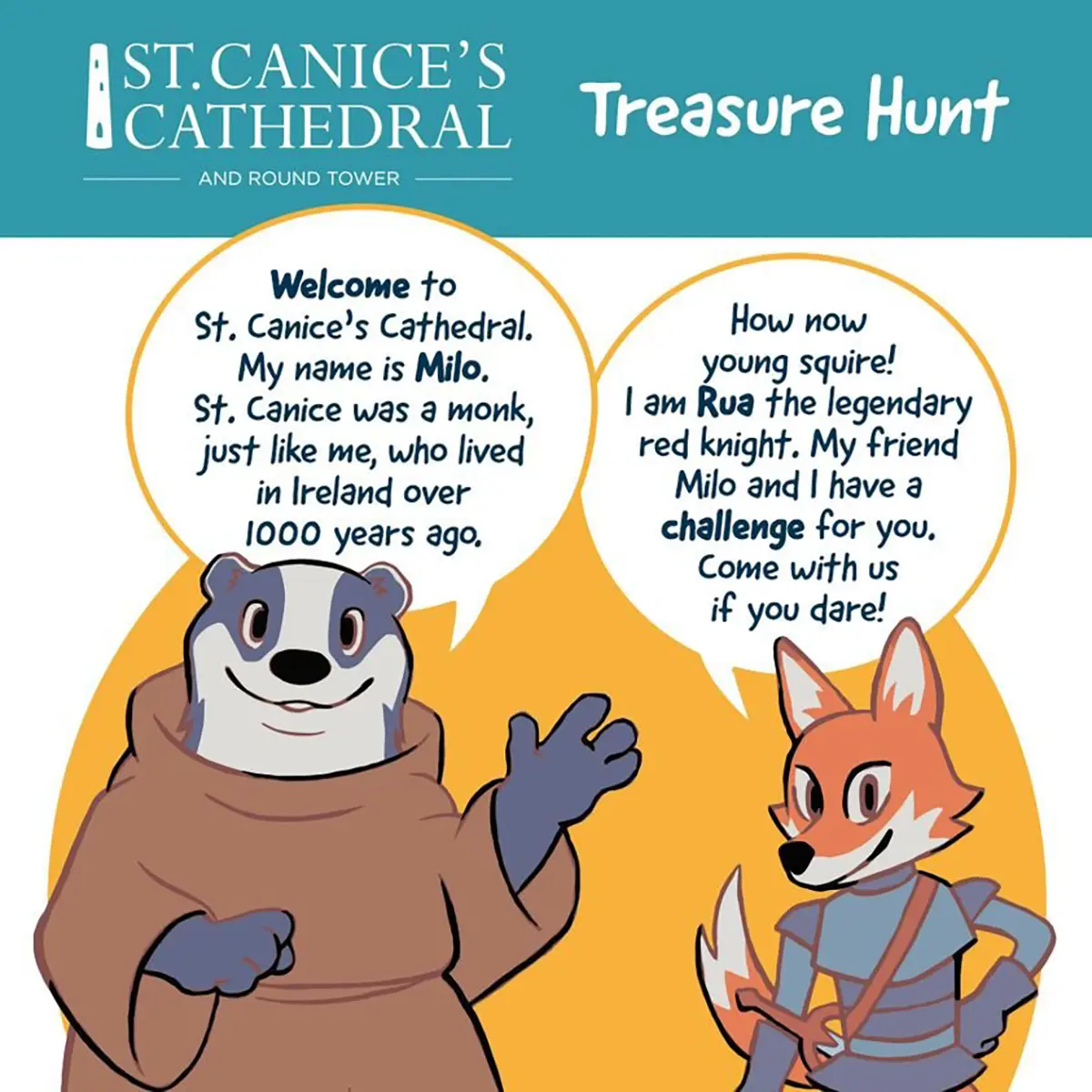 St. Canice's Cathedral and Round Tower Treasure Hunt