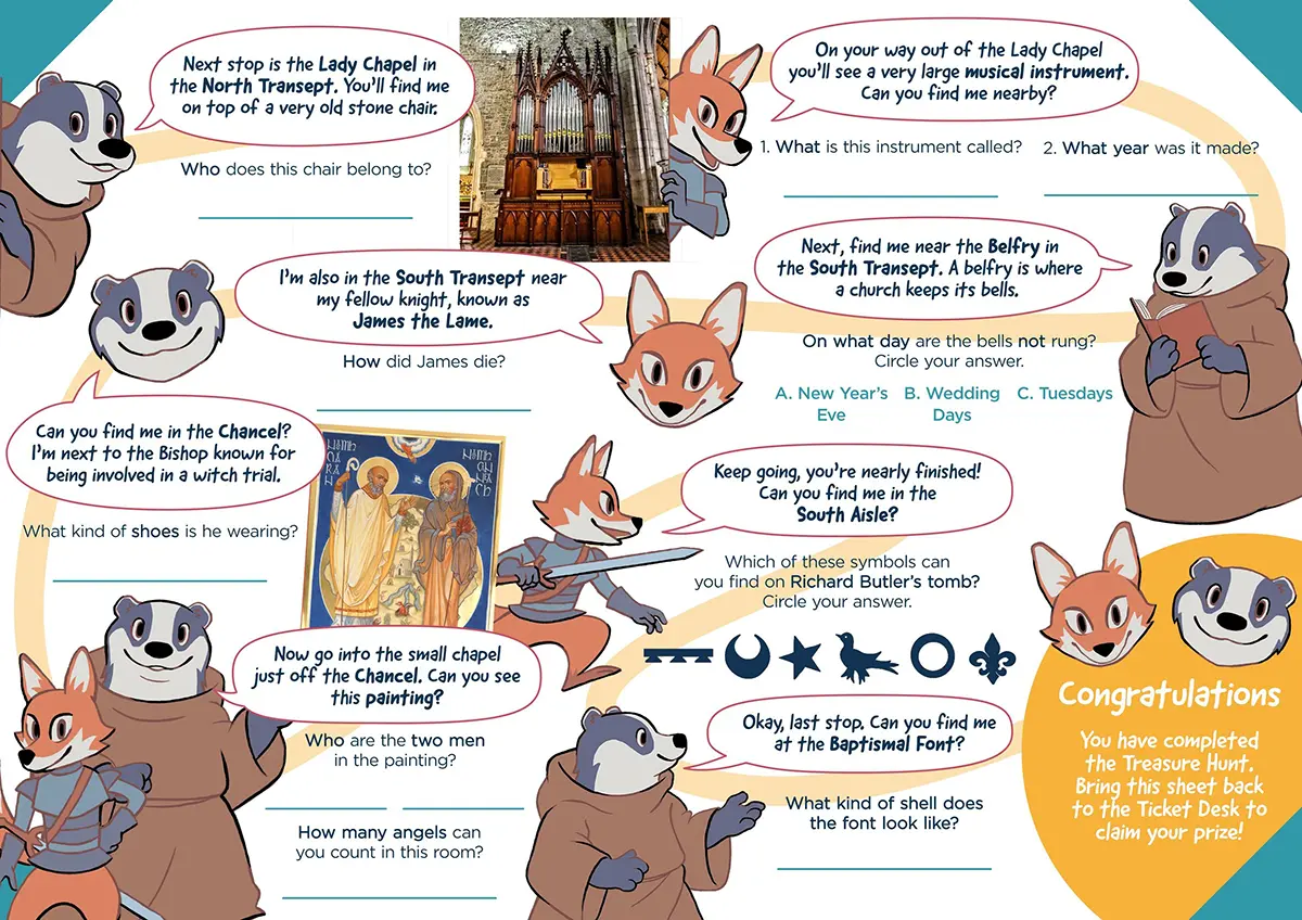 St. Canice's Cathedral, offering a glimpse into its rich history