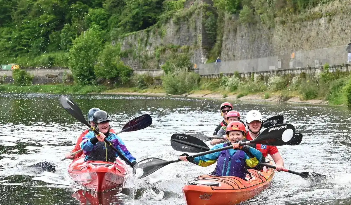 Kayaking in River Nore